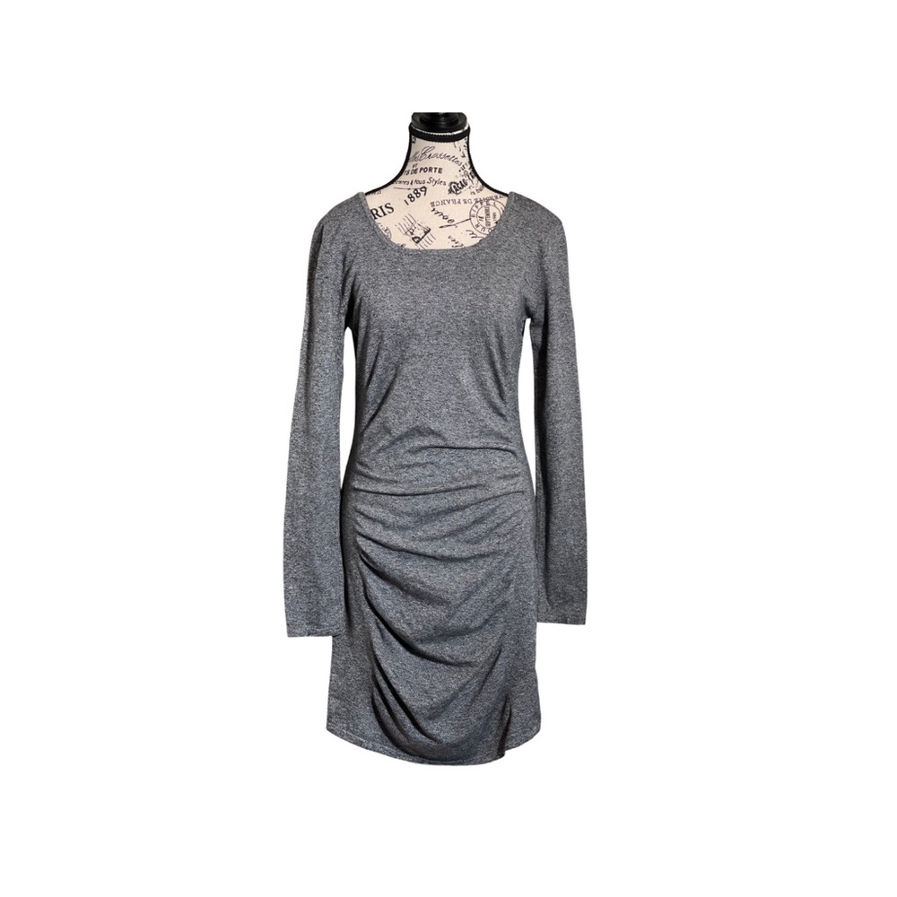 Express Gray Long Sleeve Dress